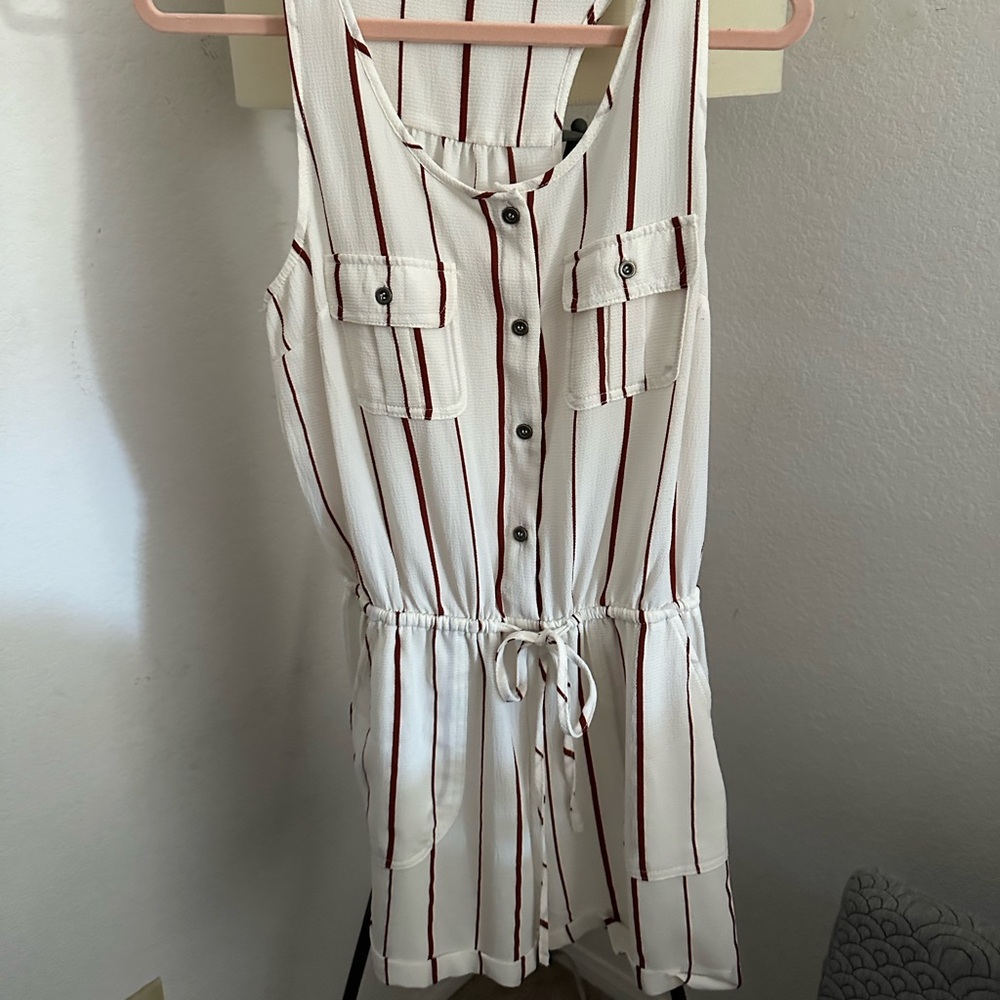 Iris striped romper